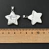 Natural Howlite Pendants GG-K002-10X-3