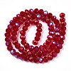 Electroplate Glass Beads Strands EGLA-A034-T10mm-L20-2