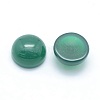 Natural Green Onyx Agate Cabochons G-P393-R16-6mm-2