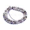 Natural Chevron Amethyst Beads Strands X-G-L552H-06A-3
