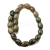 Tibetan Style dZi Beads Strands G-S389-A14-3
