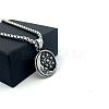 Men's 304 Stainless Steel Moon Star Pendant Punk Vintage Necklaces LK3922-2