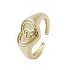 Brass Adjustable Open Rings RJEW-K257-86G-05-1