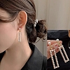 Imitation Pearl Beads Dangle Earrings WG29476-39-1
