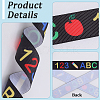 2 Rolls 2 Styles School Season Theme Polyester Colorful Printed Grosgrain Ribbon OCOR-GF0004-23A-5
