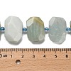 Natural Flower Amazonite Beads Strands G-H078-B09-01-5