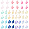66Pcs 11 Colors Transparent Spray Paint Glass Beads GLAA-TA0003-18-2