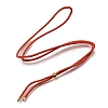 2.5MM Adjustable Braided Nylon Cords Necklace Making FB-CBAA152-02G-38-1