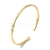 Brass Open Cuff Bangles for Women LS-BJEW-C070-05G-2