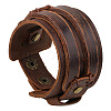 1Pc Cowhide Cord Wide Cord Bracelets BJEW-CL0001-07B-1