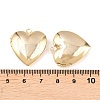 Heart Brass Locket Pendants KK-K414-12D-G-3