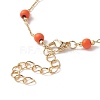 Brass Chain Bracelet Making AJEW-JB01150-06-3