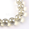 Electroplate Glass Beads Strands EGLA-Q062-8mm-A11-2
