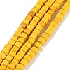 Synthetic Turquoise Beads Strands X-TURQ-G108-4x4mm-06-1