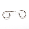 Non-Tarnish 304 Stainless Steel Stud Earring Findings STAS-L252-001P-2