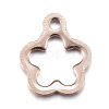 Ion Plating(IP) 304 Stainless Steel Hollow Charms X-STAS-D167-36RG-2