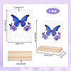 Transparent Acrylic Earring Displays NDIS-WH0015-01D-2
