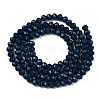 Opaque Solid Color Glass Beads Strands EGLA-A034-P10mm-D16-2