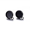 304 Stainless Steel Stud Earring Settings STAS-H467-08B-10mm-2