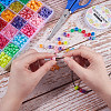 Mixed Style Plastic Beads MACR-WH0005-01-5