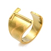 Vacuum Plating 201 Stainless Steel Cuff Rings RJEW-Z032-01G-T-1