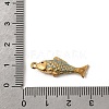 304 Stainless Steel Enamel Fish Connector Charms STAS-B128-54G-06-3