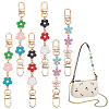 6Pcs 3 Style Flower Plastic Enamel Link Bag Strap Extenders FIND-WR0006-37-1