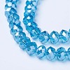 Electroplate Glass Beads Strands EGLA-A034-T3mm-A13-3