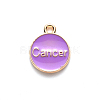 Alloy Enamel Pendants ENAM-S124-01B-01D-3