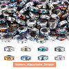 240Pcs 8 Colors Electroplated Natural Lava Rock Beads G-OC0002-03-3