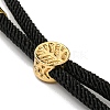 Nylon Cords Bracelet Makings Fit for Connector Charms AJEW-P116-01G-12-3