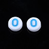 White Opaque Acrylic Beads MACR-T038-18-0-3