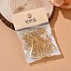 SHEGRACE Brass Kidney Ear Wire XGR0004G-43G-6
