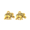 Vintage Elephant Charms PALLOY-ZN-47017-AG-FF-1