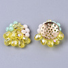 Handmade Woven Glass Cabochons X-FIND-N050-10D-3
