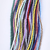 Spray Painted Non-magnetic Synthetic Hematite Beads Strands G-T124-12A-2