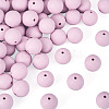 50Pcs Food Grade Eco-Friendly Silicone Beads SIL-TA0002-89F-2
