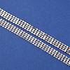 Brass Rhinestone Strass Chains CHC-WH0013-02S-1