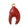 304 Stainless Steel Enamel Pendants STAS-I355-11G-06-1