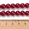 Lab Grown Red Corundum Beads Strands G-L634-B03-8mm-5