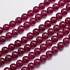 Natural & Dyed Malaysia Jade Bead Strands G-A146-8mm-A15-1