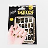 Mixed Style Removable Fake Temporary Tattoos Paper Stickers AJEW-O025-26-2
