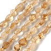 Natural Citrine(Heated) Beads Strands G-F827-A01-01-2