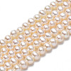 Grade AAA Natural Cultured Freshwater Pearl Beads Strands PEAR-N013-03C-3