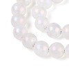Electroplate Natural Quartz Crystal Beads Strands G-T144-39-3
