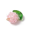 Glass Seed Beads Pendants PALLOY-MZ00592-03-4