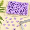 200Pcs Opaque Acrylic Beads SACR-FS0001-39F-8