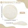 Linen Cloth Mini Hat Fascinator Base AJEW-WH0472-53C-2