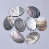 Black Lip Shell Pendants SSHEL-S251-33B-1