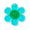 Transparent Acrylic Big Pendants OACR-P012-A07-2